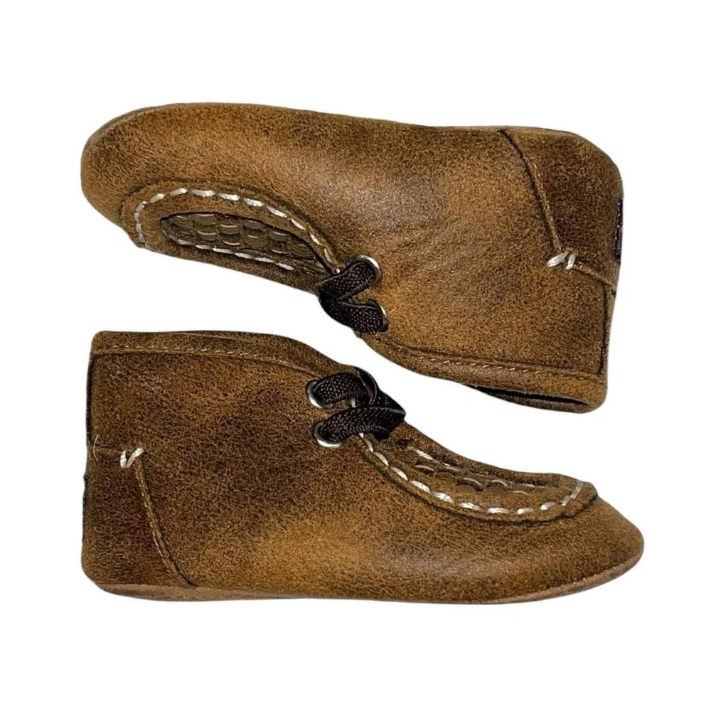 Twister‎ Baby Buckers Carson Brown Chukka Shoes - Infant Size 3